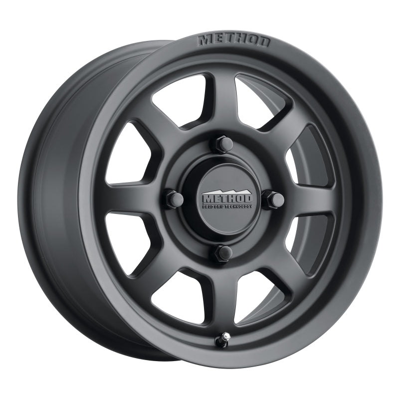 Method MR410 15x7 5+2/+38mm Offset 4x136 106.25mm CB Matte Black Wheel
