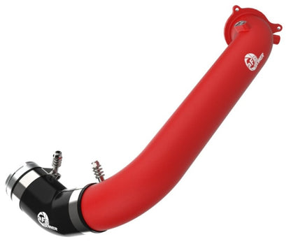 aFe BladeRunner Red 2-3/4in Aluminum Charge Pipe Toyota Supra GR 2021 | 46-20488-R