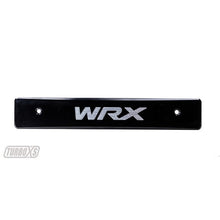 Turbo XS 08-14 WRX/STi Billet Aluminum License Plate Delete Black Machined WRX Logo