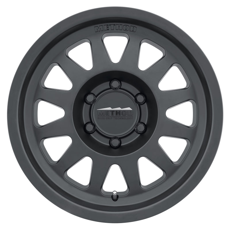 Method MR704 16x8 0mm Offset 6x120 67mm CB Matte Black Wheel