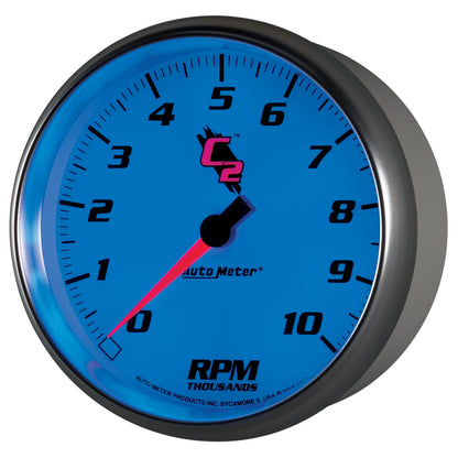 Autometer C2 5 inch 10000 RPM In-Dash Tachometer Universal | 7298