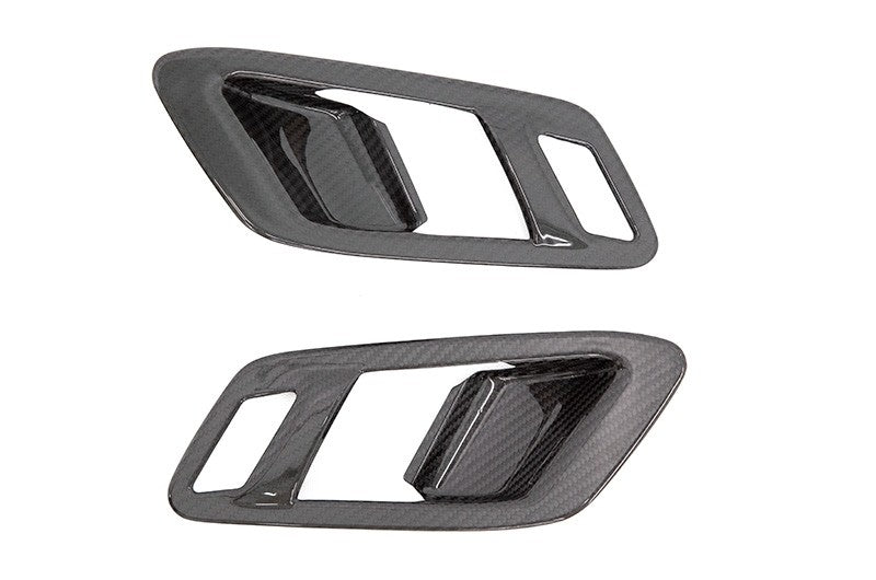 OLM LE CARBON FIBER DOOR LOCK PANEL COVER SET 2020 Supra | A.70117.1