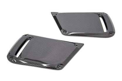 OLM LE DRY CARBON FIBER JDM DRL FACELIFT BEZEL COVER (NO FOG HOLE) 2018+ WRX/STI | A.70131.1