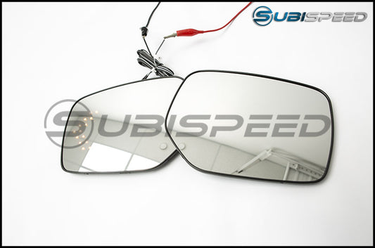 OLM WIDE ANGLE CONVEX MIRRORS WITH TURN SIGNALS AND DEFROSTERS (CLEAR) 2015+ WRX / 2015+ STI | MRL-WRX14-LPCH