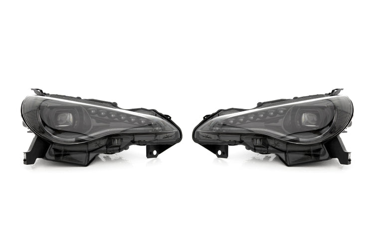 FT-86 [13-21 BRZ/FRS/86] SpeedFactory LED Headlights w/ Sequential Turn Signals | FT86-HLSQ - JDMuscleHeadlightsFTSFT86-HLSQ