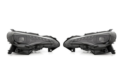 FT-86 [13-21 BRZ/FRS/86] SpeedFactory LED Headlights w/ Sequential Turn Signals | FT86-HLSQ - JDMuscleHeadlightsFTSFT86-HLSQ