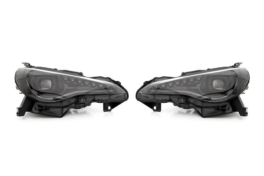 FT-86 [13-21 BRZ/FRS/86] SpeedFactory LED Headlights w/ Sequential Turn Signals | FT86-HLSQ - JDMuscleHeadlightsFTSFT86-HLSQ