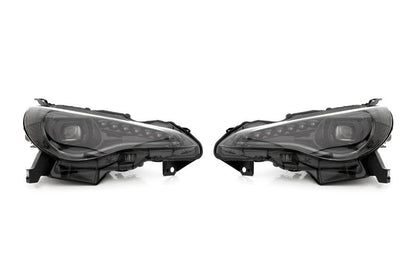 FT-86 [13-21 BRZ/FRS/86] SpeedFactory LED Headlights w/ Sequential Turn Signals | FT86-HLSQ - JDMuscleHeadlightsFTSFT86-HLSQ