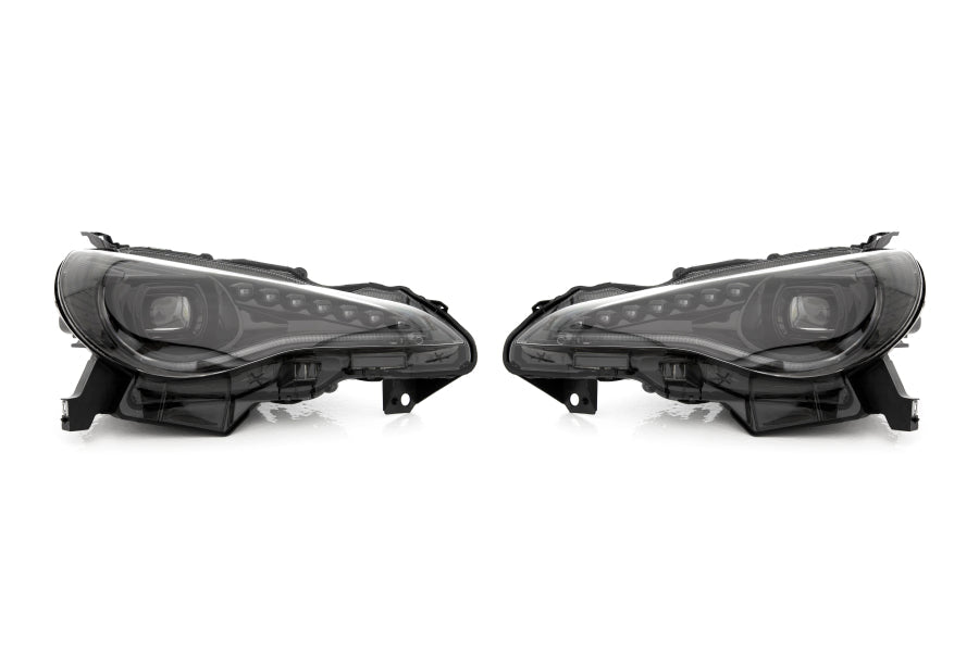 FT-86 [13-21 BRZ/FRS/86] SpeedFactory LED Headlights w/ Sequential Turn Signals | FT86-HLSQ - JDMuscleHeadlightsFTSFT86-HLSQ