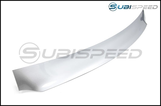 OLM ICE SILVER METALLIC PAINT MATCHED REAR WINDOW ROOF VISOR / SPOILER 2015-2021 Subaru WRX & STI | 15WRXRV-G1U