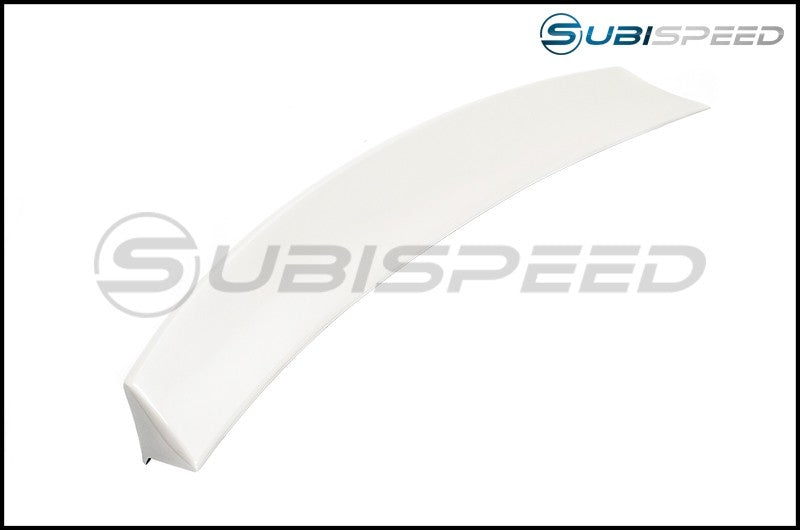 OLM TWO POINT ZERO DUCKBILL TRUNK SPOILER CRYSTAL WHITE PEARL 15-21 Subaru WRX & STI | A.70009.1-K1X