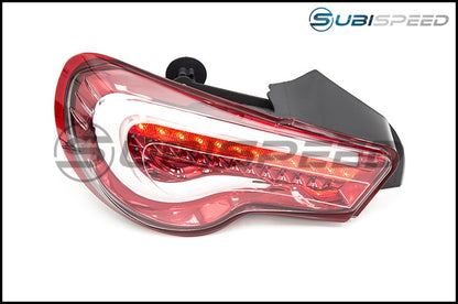 OLM VL STYLE / HELIX NON-SEQUENTIAL LENS TAIL LIGHTS (CLEAR LENS, RED BASE) 2013-2020 FRS / BRZ / 86 | OLMHTYF86TL-CR