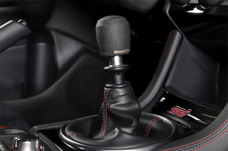 Grimmspeed Stubby Stainless Steel Black Shift Knob Universal | GRM038002