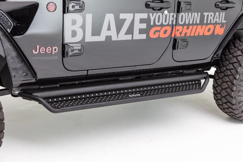 Go Rhino 05 - 22 Tacoma Dominator Xtreme D1 Side Steps with Mounting Brackets | D14429T - JDMuscleExterior BracketsgorD14429T