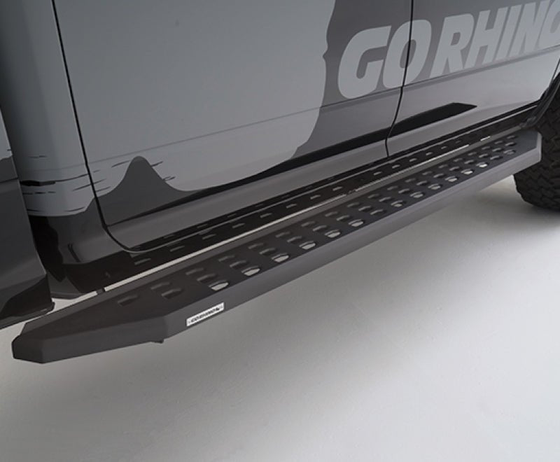 Go Rhino 05 - 22 Tacoma RB20 Running Boards with Mounting Brackets Textured Black | 69442987PC - JDMuscleExterior Bracketsgor69442987PC