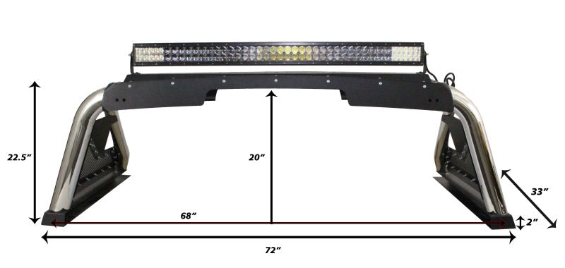 Go Rhino 07 - 21 Tundra Sport Bar 2.0 for Full - Sized Trucks Polished Steel | 911000PS - JDMuscleBumper Guards / Light Barsgor911000PS