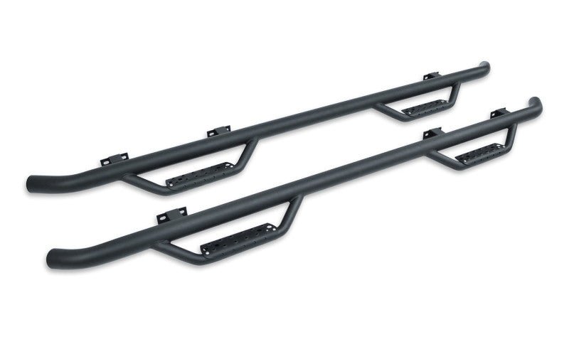 Go Rhino Dominator Classic D2 Cab - Length Side Steps Textured Black Finish Toyota Tundra 2007 - 21 | D24416T - JDMuscleExterior BracketsgorD24416T