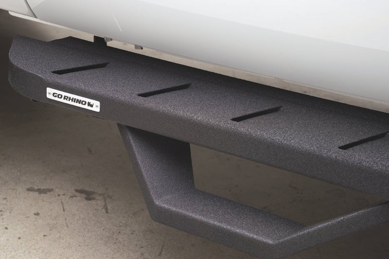 Go Rhino RB10 Running Boards W Mounting Brackets 2 Pairs of Drop Steps Textured Black Toyota Tundra 2007 - 21 | 6344158020PC - JDMuscleExterior Bracketsgor6344158020PC