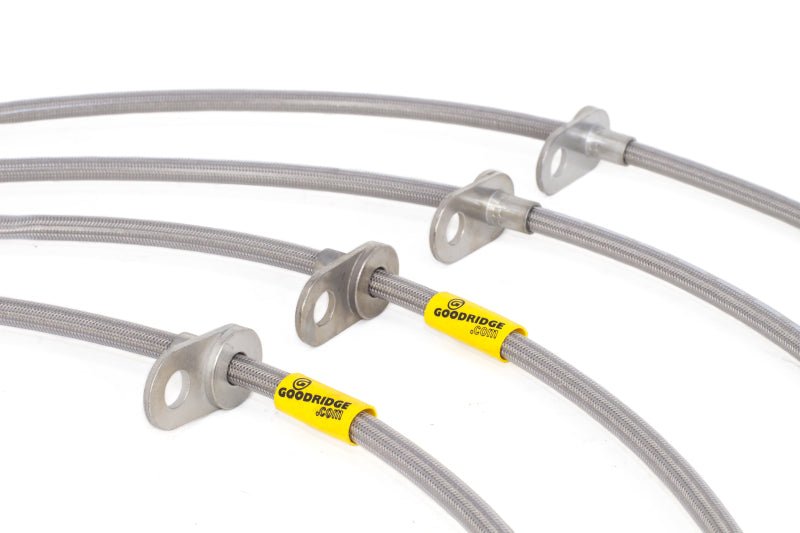 Goodridge Stainless Steel Brake Lines Kit w/ Brembo Calipers Subaru STI 2008 - 2014 | 24219 - JDMuscleBrake Linesgri24219
