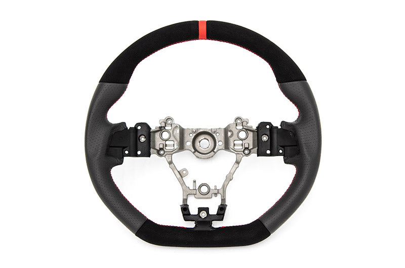 FACTIONFAB LEATHER AND SUEDE STEERING WHEEL 2015+ WRX / 2015+ STI | FFA1.10207.2