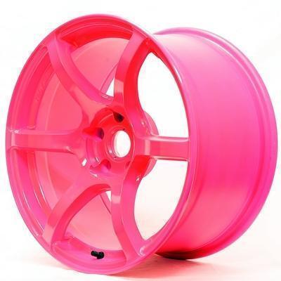 Gram Lights 56C6 18x9.5 +38 5x114.3 Luminious Pink Wheel - Universal (WGC6X38EPK)-glWGC6X38EPK-WGC6X38EPK-Wheels-Gram Lights-JDMuscle