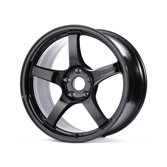 Gram Lights 57CR 17x9 +38mm OFFset 5x100 - Glossy Black Wheel - Universal (WGCRQ38DGX)-glWGCRQ38DGX-WGCRQ38DGX-Wheels-Gram Lights-JDMuscle