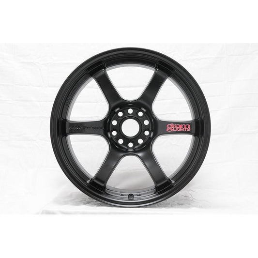 Gram Lights 57DR 18X8.5 +37 5-114.3 Semi Gloss Black (WGIV37EH)-glWGIV37EH-WGIV37EH-Clutch Kits, Flywheels & Accessories-Gram Lights-JDMuscle