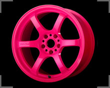 Gram Lights 57DR 18x9.5 +38 5 - 100 Luminous Pink Wheel - JDMuscleWheelsglsWGIX38DPK