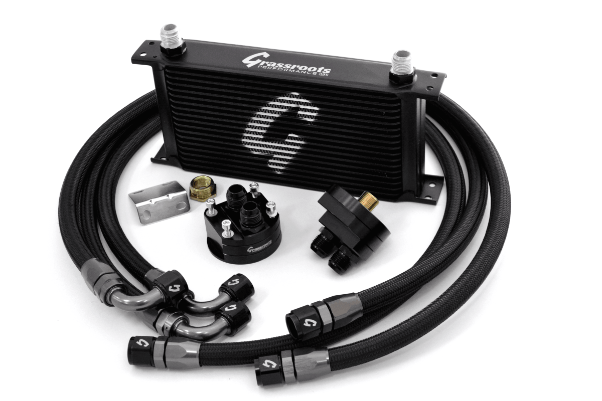Grassroots Performance FRS/BRZ/GT86 Direct-Fit 19-Row Oil Cooler Kit - JDMuscleFluid CoolersgrsOCK19FRSBRZ-FREFilter Relocation kit