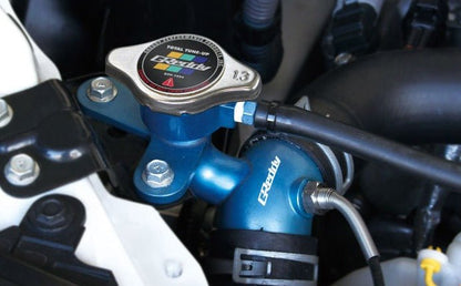 GReddy Aluminum Radiator Filler Neck Water Temperature Adapter Subaru BRZ 2013+ / Scion FR - S 2013 | 16401690 - JDMuscleOverflow / Expansion TanksGRD16401690