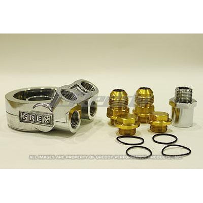 GReddy Engine Oil Block Adapter M20 x 1.50 -10AN Fittings - Universal (12401126)-gre12401126-12401126-Oil Filters-GReddy-JDMuscle