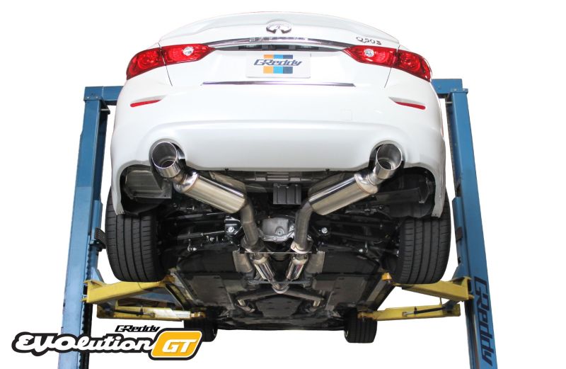 GReddy Evolution RWD Only GT Cat Back Exhaust Infiniti Q50 2016+ | 10128306 - JDMuscleCat Back Exhaust Systemgre10128306
