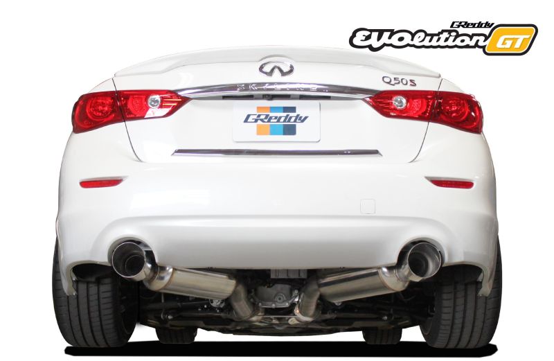GReddy Evolution RWD Only GT Cat Back Exhaust Infiniti Q50 2016+ | 10128306 - JDMuscleCat Back Exhaust Systemgre10128306