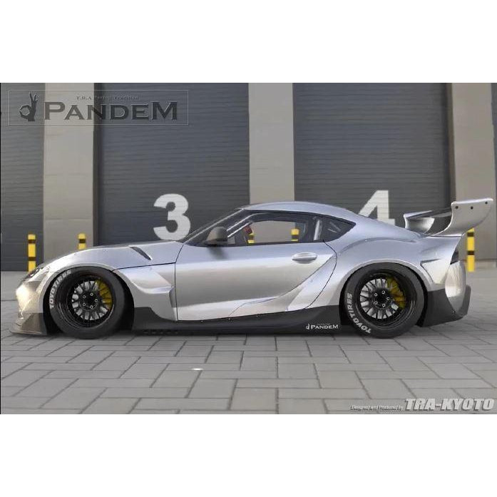 GReddy Pandem Complete Wide Body Aero Kit w/ Wing Toyota Supra 2020+ (66910400)-gre66910400-66910400-Body Kits-GReddy-JDMuscle