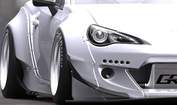 GReddy X Rocket Bunny DAI Exclusive Canard | 6 Pieces for Rocket Bunny Ver. 2 Kit for FRS - /BRZ | DYCANARD - JDMuscleCanardsgreDYCANARD