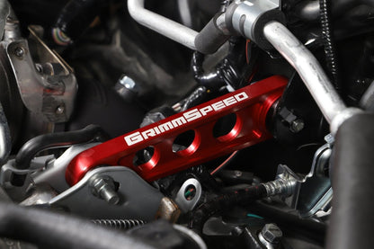 Grimm Speed [02-25 WRX/STI] Race Version Pitch Stop Mount-Red | 122009 - JDMusclePitch Stop Mountsgrm122009