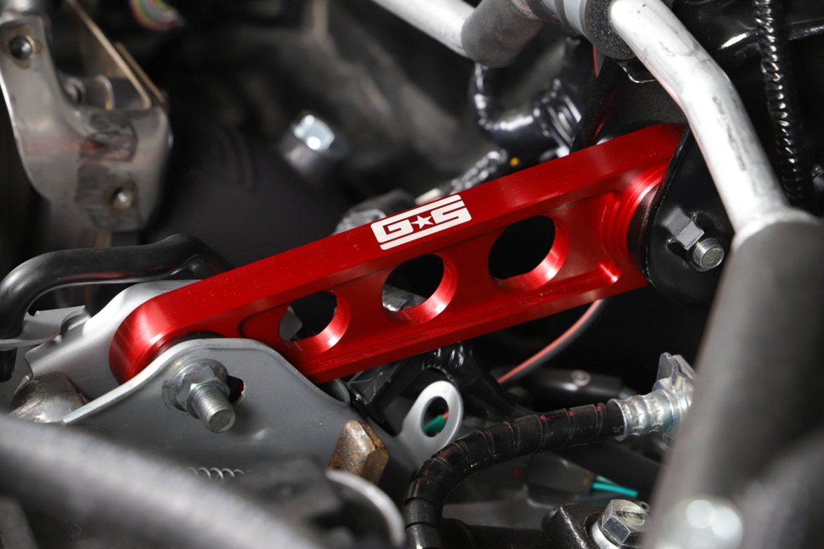 Grimm Speed [02-25 WRX/STI] Race Version Pitch Stop Mount-Red | 122009 - JDMusclePitch Stop Mountsgrm122009