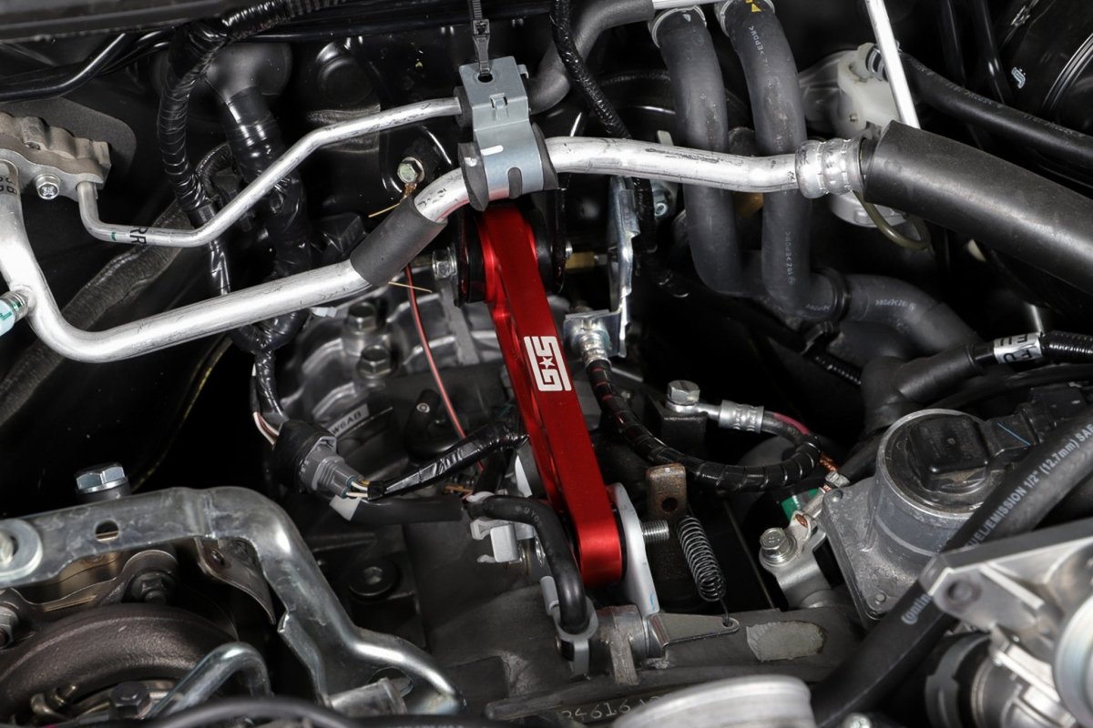 Grimm Speed [02-25 WRX/STI] Race Version Pitch Stop Mount-Red | 122009 - JDMusclePitch Stop Mountsgrm122009