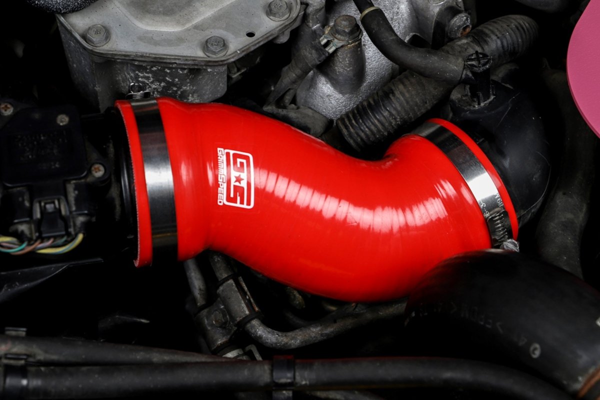 Grimmspeed 08-14 WRX/STI / 18-21 STI Post MAF Hose Kit Red | 125012 - JDMuscleAir Intake and MAF Hosesgrm125012
