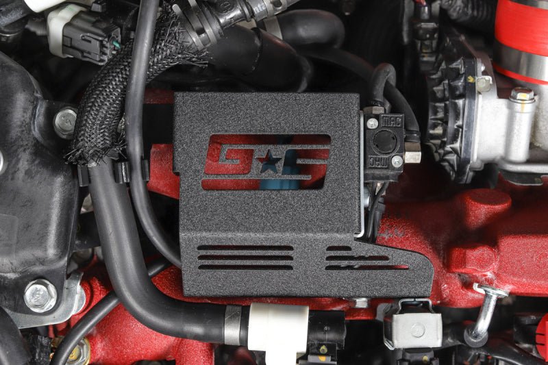 Grimmspeed [08-21 STI] Electronic Boost Control Solenoid Cover Black | 112000.2 - JDMuscleBoost Control Solenoid Coversgrm112000.2