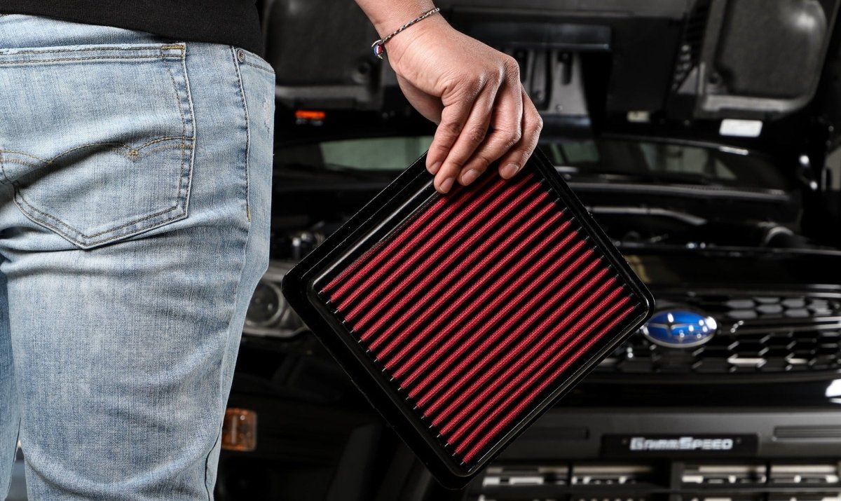 Grimmspeed [08-21 WRX / 08-18 STI / 09-18 Forester / 13-17 Crosstrek / 05-17 Legacy] DRY-CON Panel Filter | 060091 - JDMuscleHigh Flow Replacement Panel Filtersgrm060091