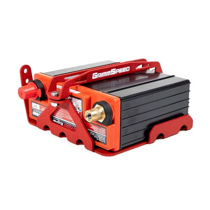 Grimmspeed [08-21 WRX/STI] Lightweight Battery Mount Kit Red | grm121034 - JDMuscleBattery Tie Downs and Traysgrm121034
