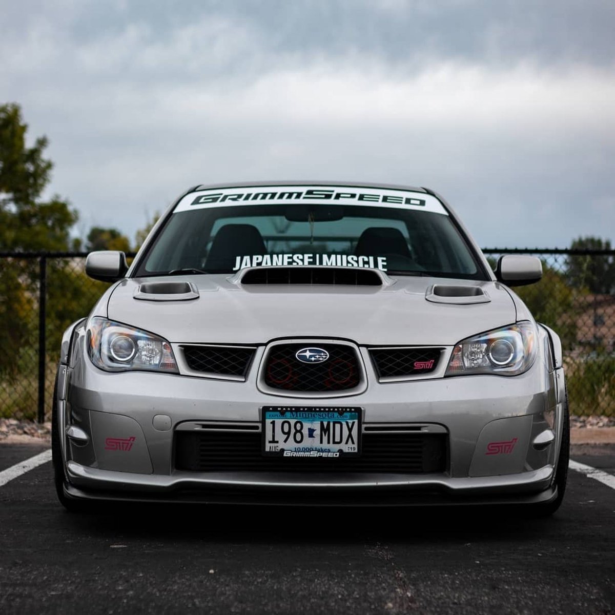 GrimmSpeed [2002+ WRX/STI, 05-09 LGT] 43in Windshield Banner | grm111035 - JDMuscleStickers and Vinylsgrm111035