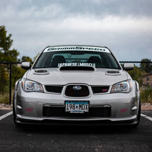 GrimmSpeed [2002+ WRX/STI, 05-09 LGT] 43in Windshield Banner | grm111035 - JDMuscleStickers and Vinylsgrm111035