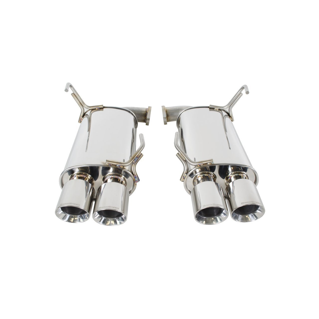 Grimmspeed Cat Back Exhaust Resonated Subaru WRX / STI Sedan 2011-2020 (070033)-grm070033-070033-Cat Back Exhaust System-GrimmSpeed-JDMuscle