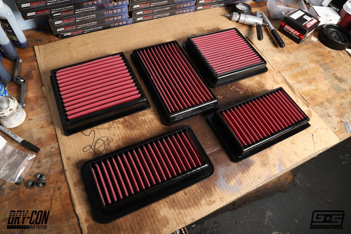 GrimmSpeed Dry-Con Performance Panel Air Filter Subaru BRZ 2012-21 MT / BRZ 2017-2019 AT | 060094 - JDMuscleHigh Flow Replacement Panel Filtersgrm060094