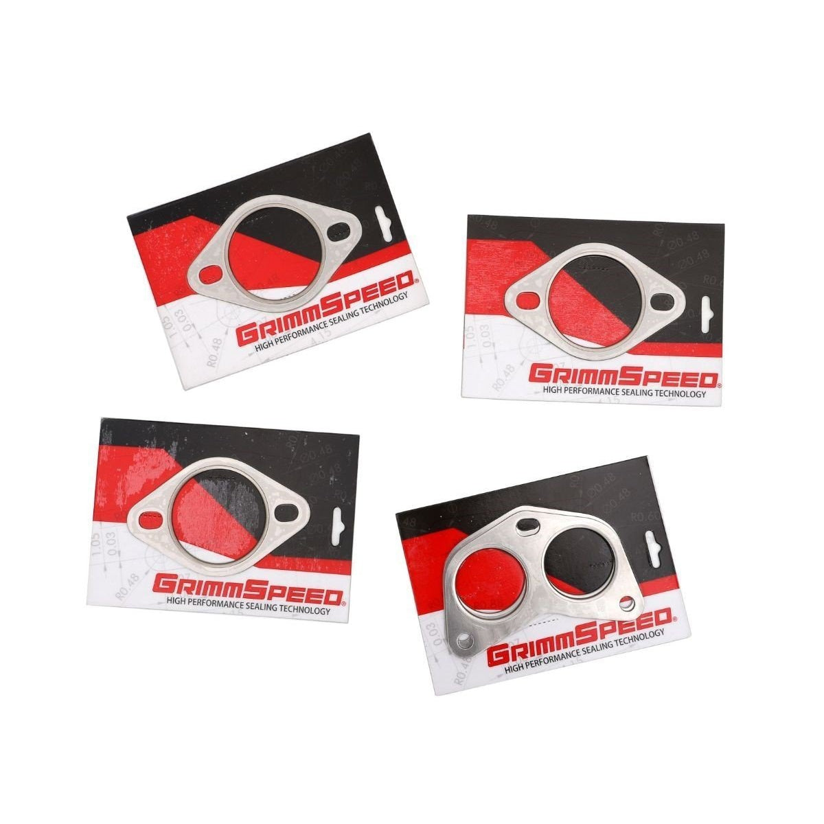 Grimmspeed Exhaust Gasket Set Subaru BRZ / Scion FR-S / Toyota FT-86 2013+-20042-Exhaust Gaskets and Hardware-GrimmSpeed-JDMuscle