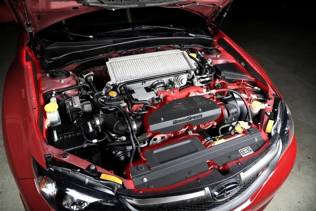 GrimmSpeed Fender Shroud - Black Subaru Impreza WRX/STI 2008-2014 | 096058 - JDMuscleFender Shroudsgrm096058