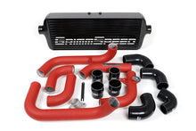 GrimmSpeed Front Mount Intercooler Kit - Black Core Red Pipe WRX 2008-2014 | 090251 - JDMuscleIntercoolersgrm090251
