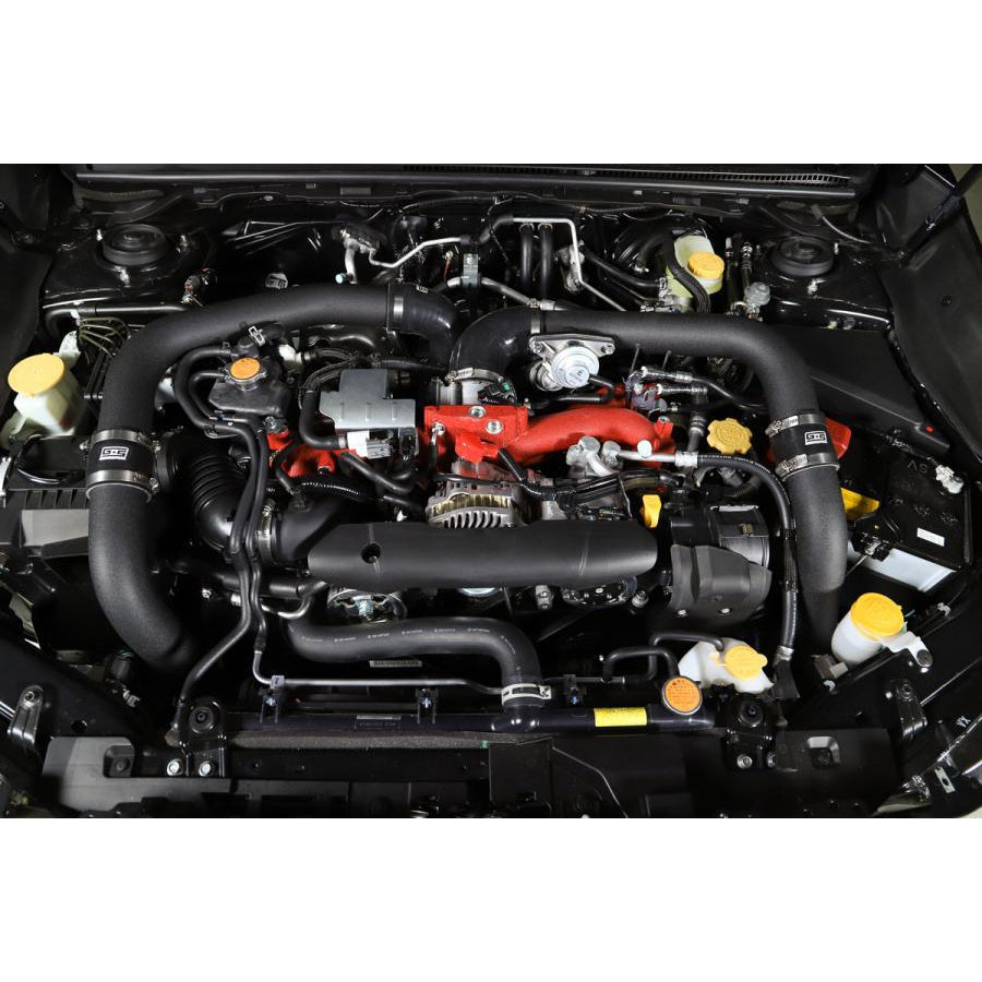 GrimmSpeed Front Mount Intercooler Kit Black Core w/ Black Piping - Subaru STI 2015 - 2020-090257-Intercoolers-GrimmSpeed-JDMuscle